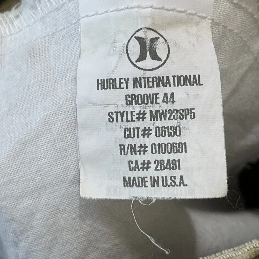 Hurley Shorts Mens 34 Corduroy Brown Skater Streetwear USA made - Picture 7 of 12